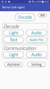 Morse code agent app